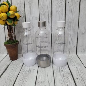 3 Sodastream 1-Liter Carbonating Bottle